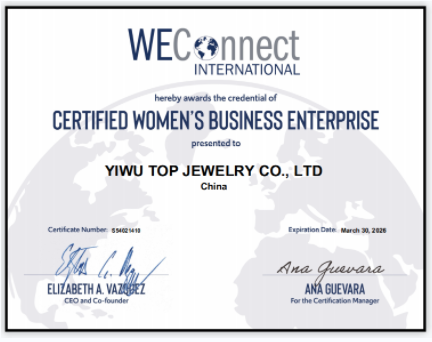 Certified Women's Bussiness Enterprise