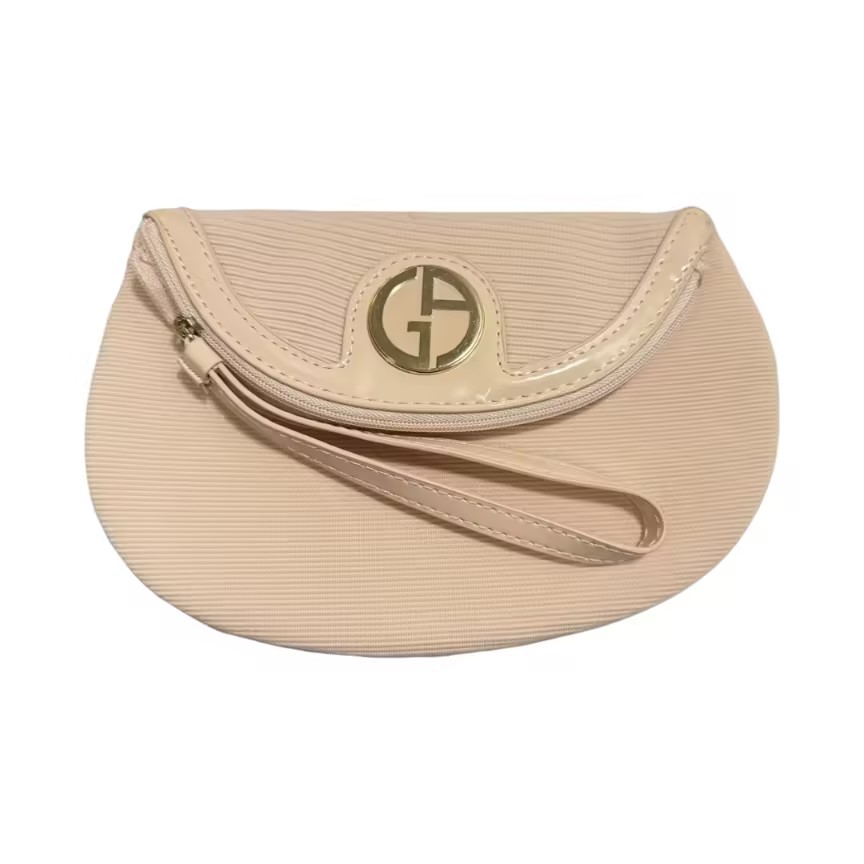 pink small makeup bag