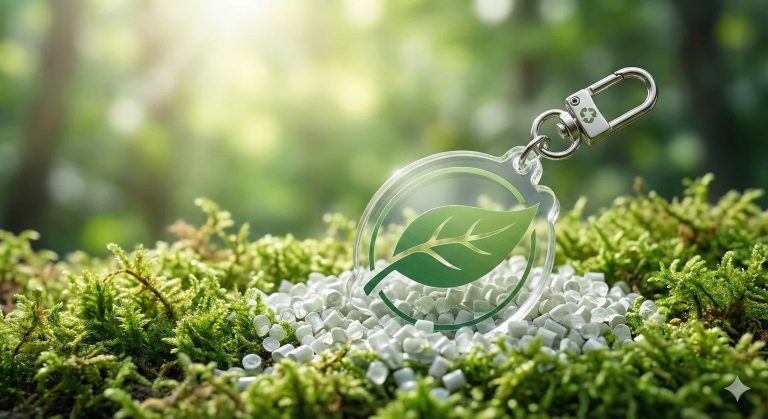 Eco-friendly custom acrylic keychain