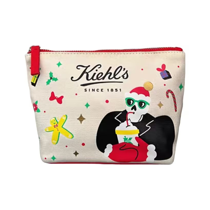 kiehl's cosmetic bag