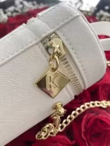 Kérastase barrel cosmetic bag