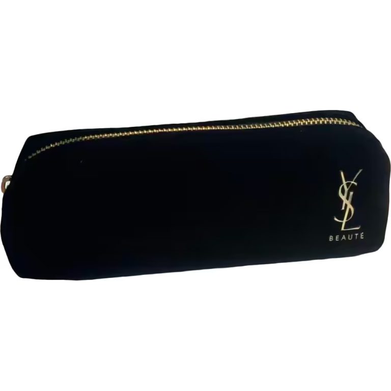 Looking for a YSL velvet makeup bag that doubles as a stylish pen pouch?