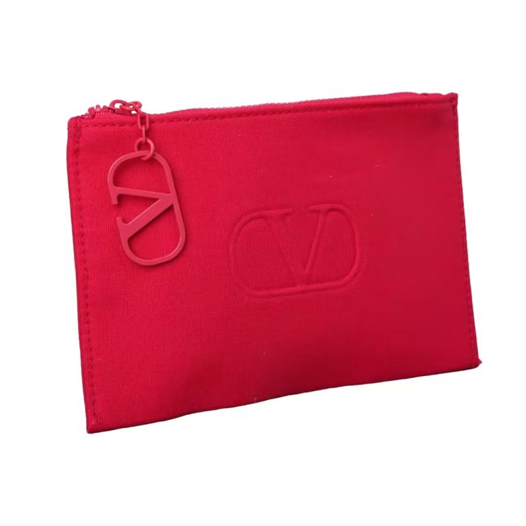 Looking for a red Valentino cosmetic pouch that stands out?