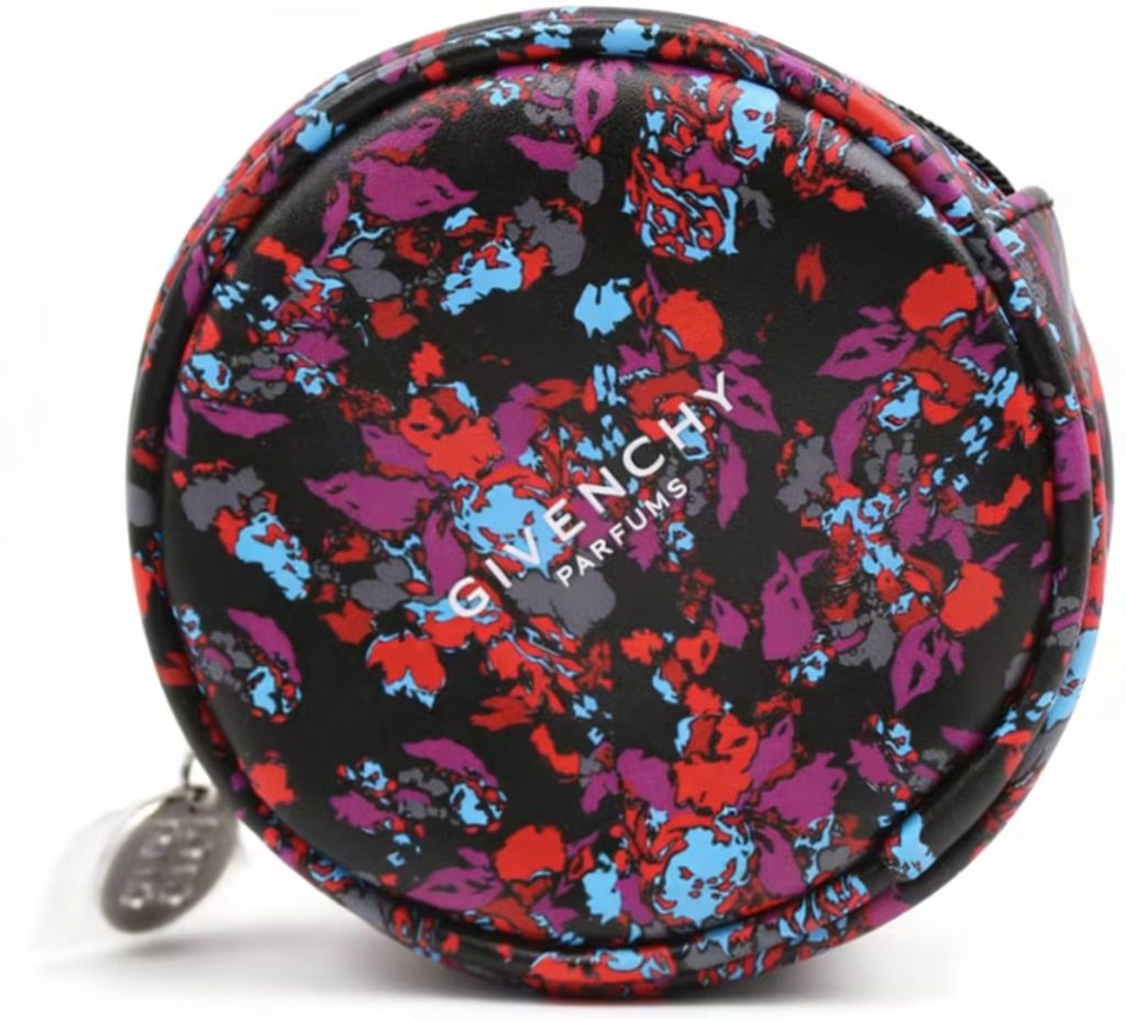 Interested in a floral givenchy cosmetic pouch that blends artistry with everyday utility?