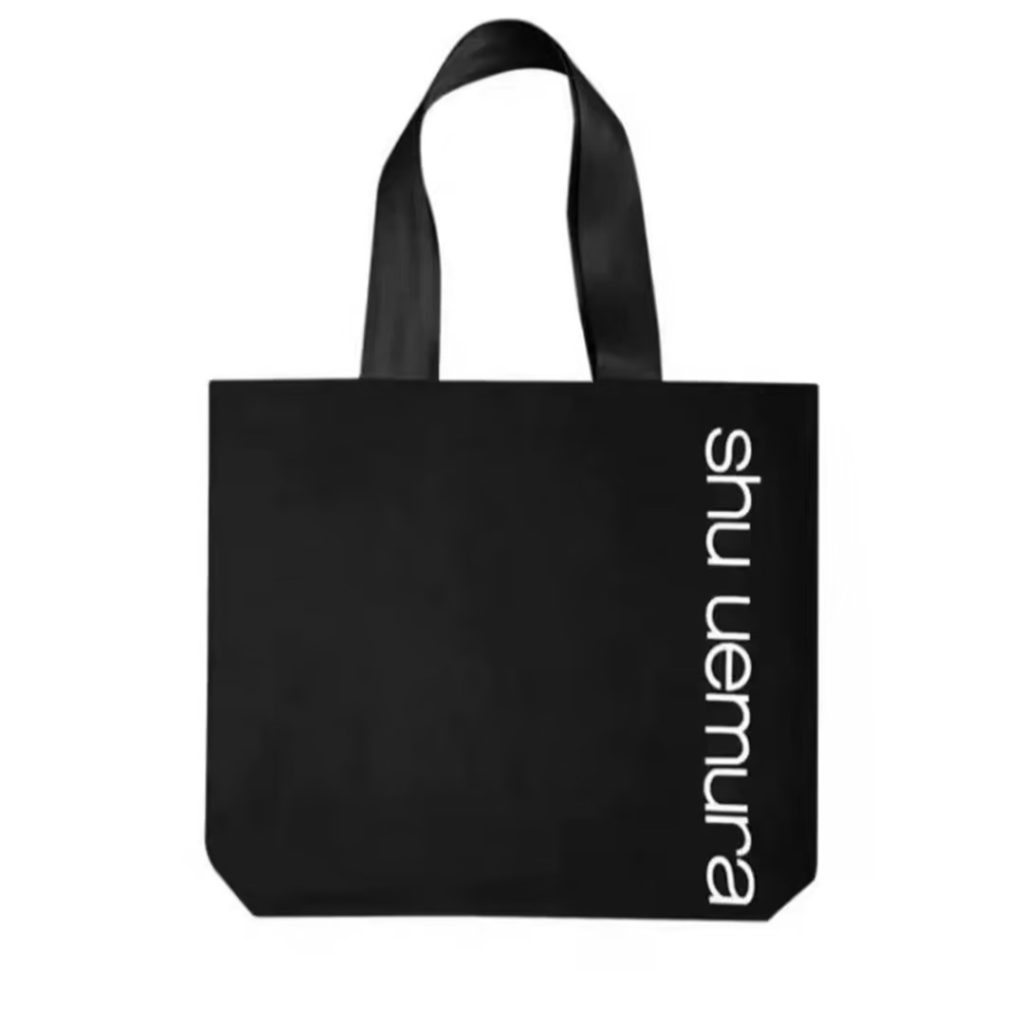 Looking for a minimalist black canvas tote like this shu uemura bag to elevate your brand's professional image?