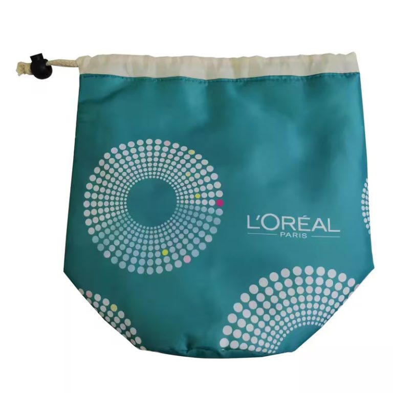 Want a vibrant LOreal drawstring travel makeup bag that combines playful design with everyday practicality?