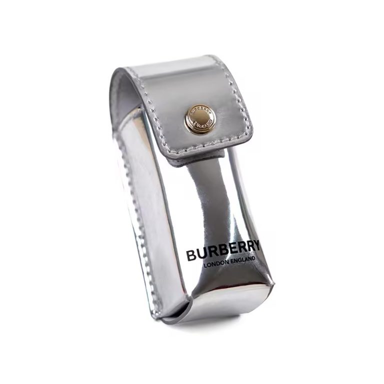 Need a Burberry leather keychain that doubles as a mini lipstick holder?
