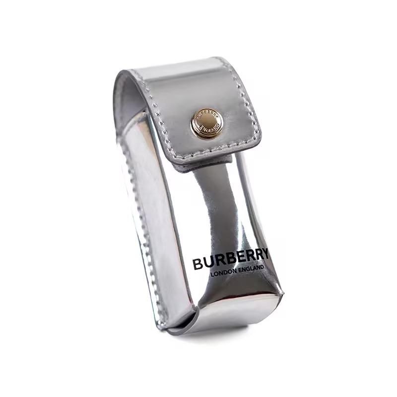 Need a Burberry leather keychain that doubles as a mini lipstick holder?