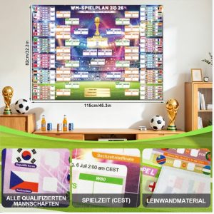 2026 World Cup Poster dimensions