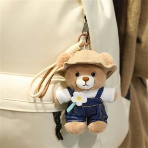 custom Countryside Bear plush keychain